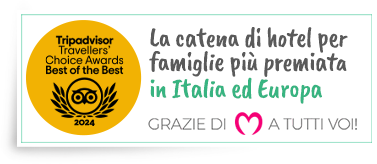 La catena di hotel per famiglie più premiata d'Italia